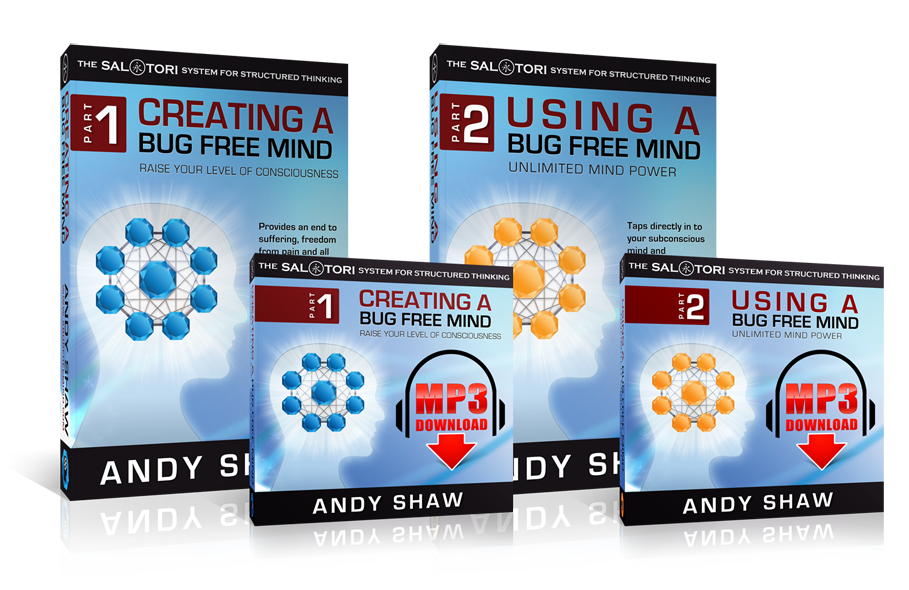 The full A Bug Free Mind Process in 2 books and audio books